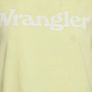 Original Wrangler tshirt yellow/lemon woman's short sleeve cotton tee shirt size L Image 2