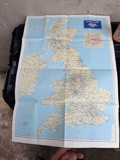 Vintage Vauxhall UK service location map