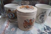 Three pieces of Queen Elizabeth Celebration
