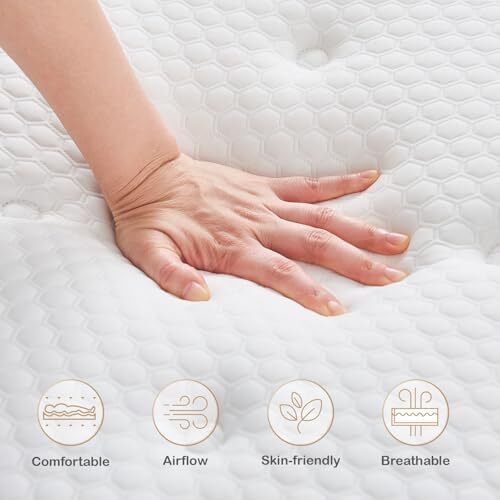 Small Double Mattress Medium Firm Memory Foam Pocket Sprung 120x190x26CM