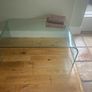 Large waterfall tempered glass coffee table Image 2