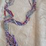 Per Una Tiny Bead Long Necklace with Silver Metal and Thread Details Image 8