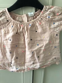 Baby Gap pink spotted top