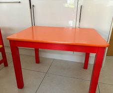 child table and bench