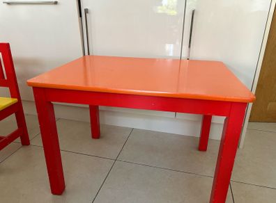 child table and bench