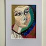 Original Art Figurative art Irish Art Harry Clarke inspired  Original Irish Art Image 4