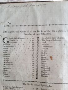 1770 antique Bible