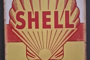 Vintage Style  Metal Sign. Shell oil company.
