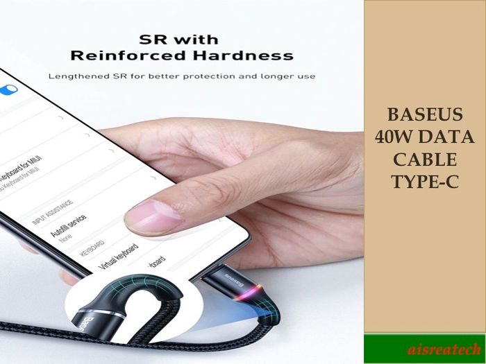 BASEUS 5A USB Type-C Cable For Huawei Mate 30 20 P40 P30 P20 Pro Lite