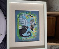 cat painting