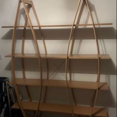 Freestanding 'Sail' Shelving Unit