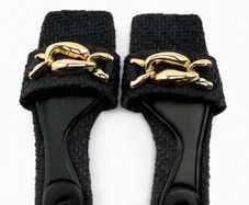 ZARA Golden Chain Flats