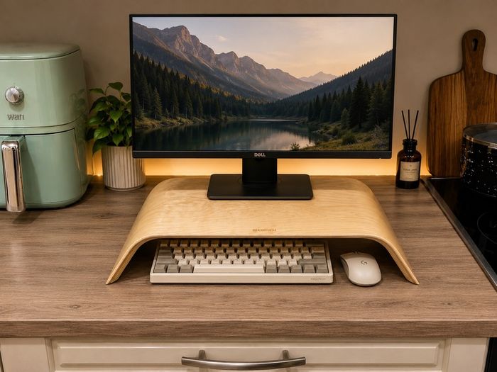 New Bentwood Wooden Monitor Stand / Desk Riser