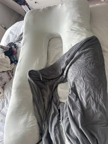 Pregnancy Pillow and Cover Queen Rose