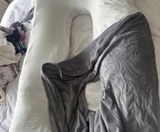 Pregnancy Pillow and Cover Queen Rose