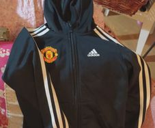 boys adidas Man United tracksuit top