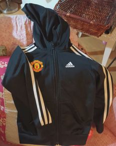 boys adidas Man United tracksuit top