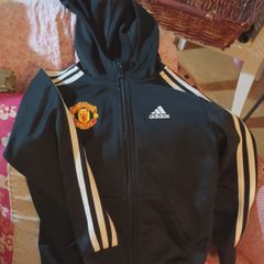 boys adidas Man United tracksuit top
