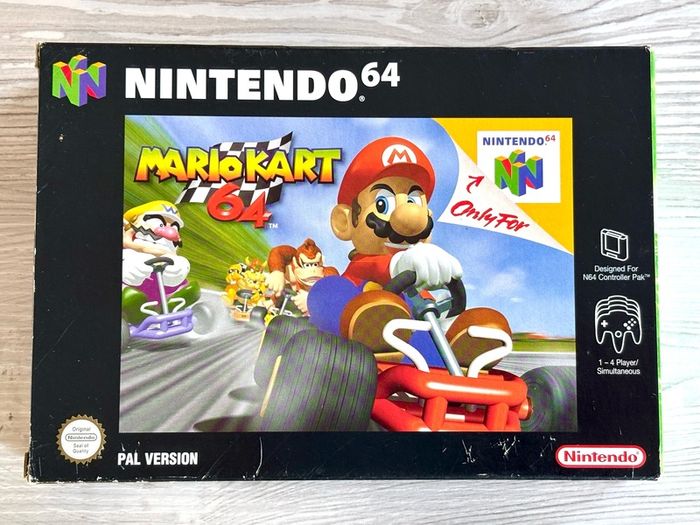 N64 Mario Kart 64 Boxed and Minty