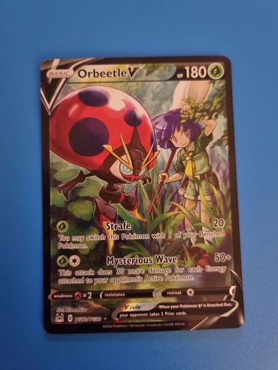 Orbeetle V Trainer Gallery Pokemon Card from Lost Origin (TG12)
