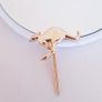 Gold Plated Kangaroo Brooch Image 2