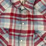 Levis Strauss Shirt Mens XXL Blue Red Plaid Western Top - Pearl Snap - White Tag Image 8