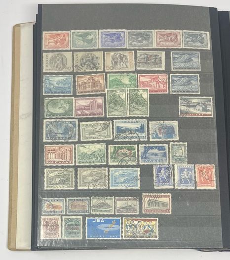 Collection: Cyprus, Greece, Italy and San Marino Stamps both mint an commemorative stamps on 41 pages