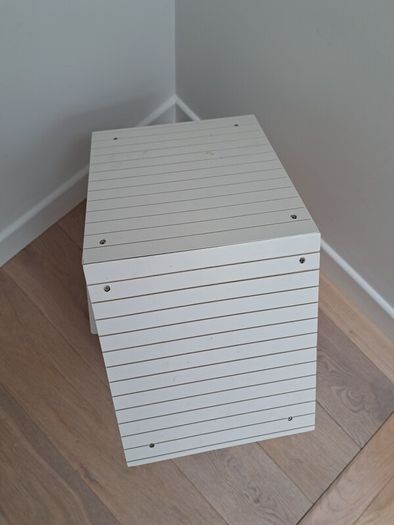Pottery Barn Kids wooden toy house -- White and grey