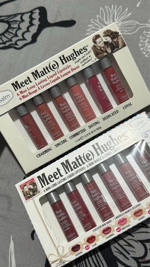 The balm new liquid lipstick set