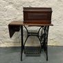 Vintage Singer Cast Iron Sewing Table with Jones 6400 Machine. Image 2