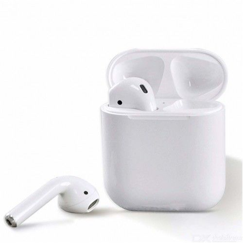 08441 i12 TWS Blue - Universal Bluetooth Earbuds With Charging Dock