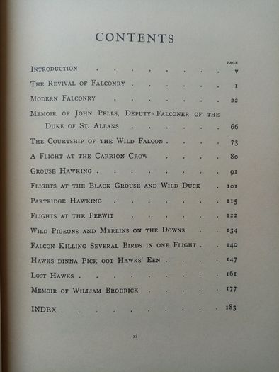 Reminisences Of A Falconer - Falconry Book - Birds of Prey Book