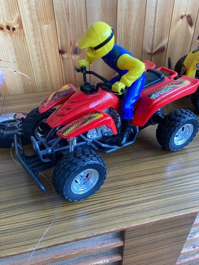 Toy Quad bike with figure And Control .