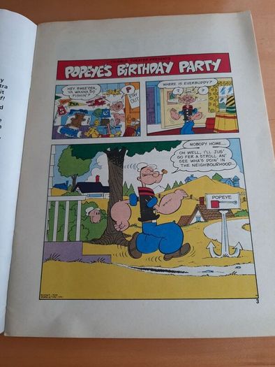 Popeye the Sailor comic 1989 (1st number)