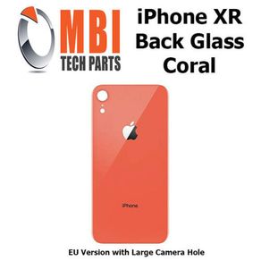 iPhone XR Replacement Back Glass Door Cover with Adhesive Coral