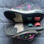 Black and Neon Heelies Size 2 Image 2