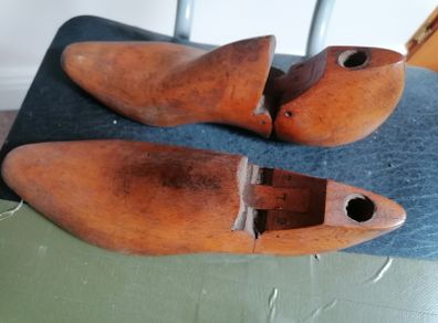Antique Wooden Shoe inserts