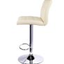 Modern Bar Stools Set of 2 Leatherette Image 5