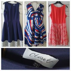 Closet UK12 Dresses x 3 (Bargain Bundle 1)
