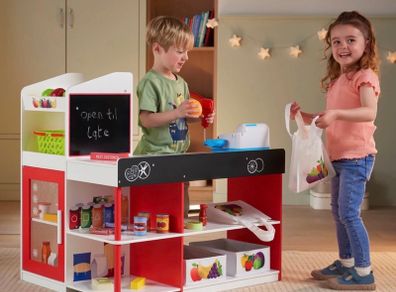Kitchen Corner Wooden Grocery Store Playset