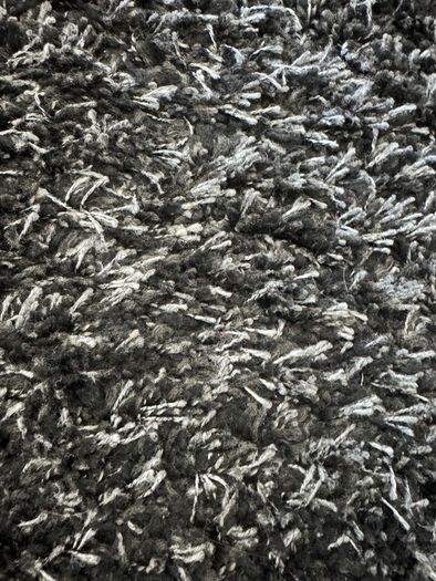 Black and grey rug
