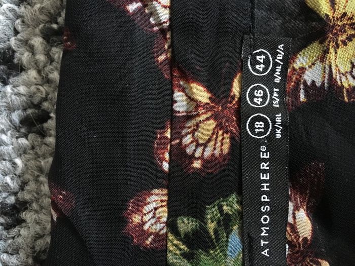 Butterfly print ladies blouse, fab on over skinny jeans