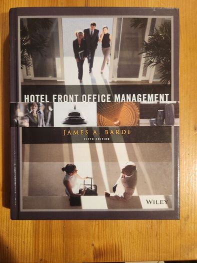 Hotel Front Office Management.  By James A. Bardi. 5th Edition  Hardback In Good Condition.