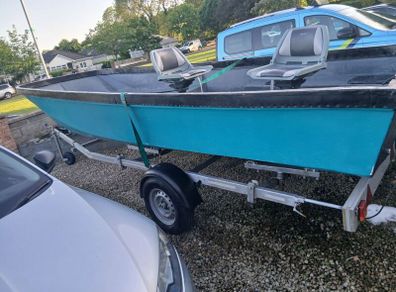 Boat and trailer