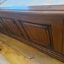 Bed. King size. Oak or cherrywood.  Antique. Image 2