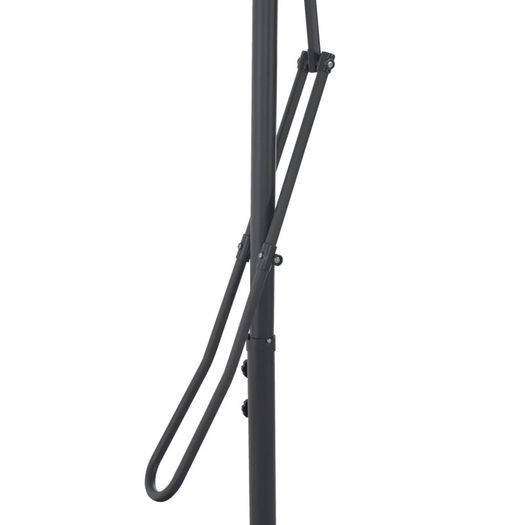 Outdoor Parasol with Steel Pole Blue 250x250x230 cm