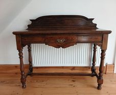 Hall console table oak