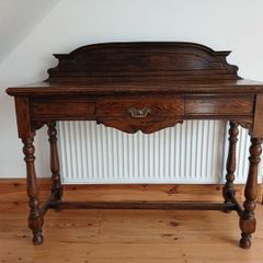 Hall console table oak