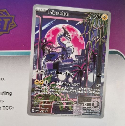 Pokemon Scarlet and Violet Miraidon ETB (free shipping)