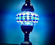 2 Stunning Turkish Mosaic Table Lamps perfect condition {Collect only} co. Dublin {Balbriggan}